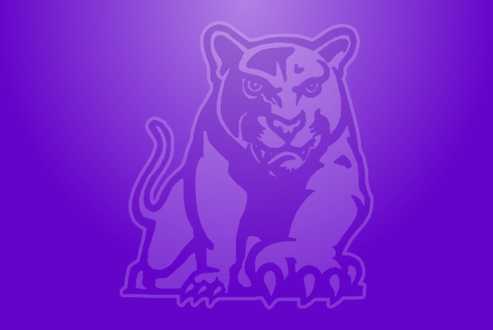 The Plevna purple panther logo